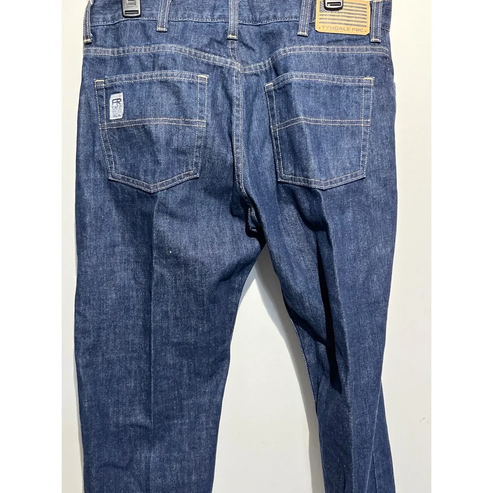 Tyndale FRC Mens Flame Resistant Jeans Dark Indigo CAT 2 NFPA 2112 18 CAL Denim